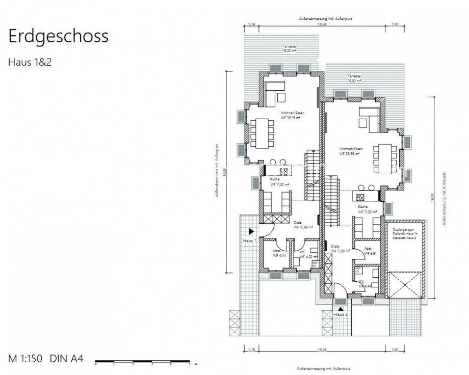 Erdgeschoss 1&2 Doppelhaush�lfte M�nchen