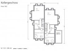 Kellergeschoss Neubau von 4 Doppelhaush�lten