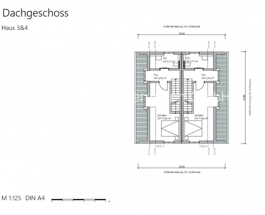 Dachgeschoss 3&4 Doppelhaush�lfte M�nchen