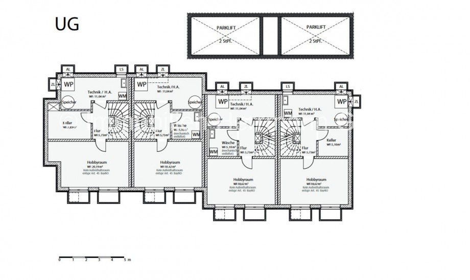 Planungen - Keller Stadthaus M�nchen