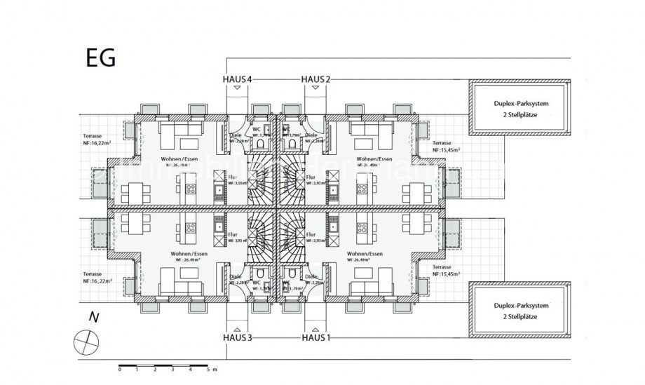 Planung - Erdgeschoss Stadthaus M�nchen