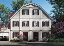 Visualisierung 4 Neubau von 4 Doppelhaush�lten