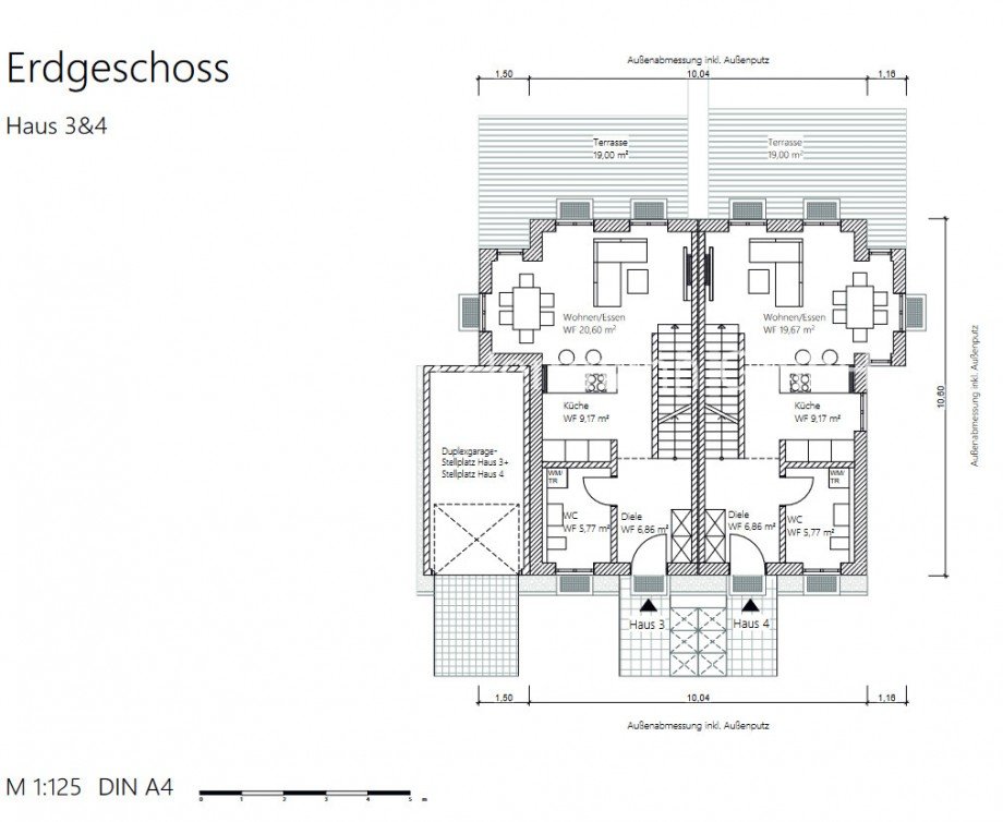 Erdgeschoss 3&4 Doppelhaush�lfte M�nchen