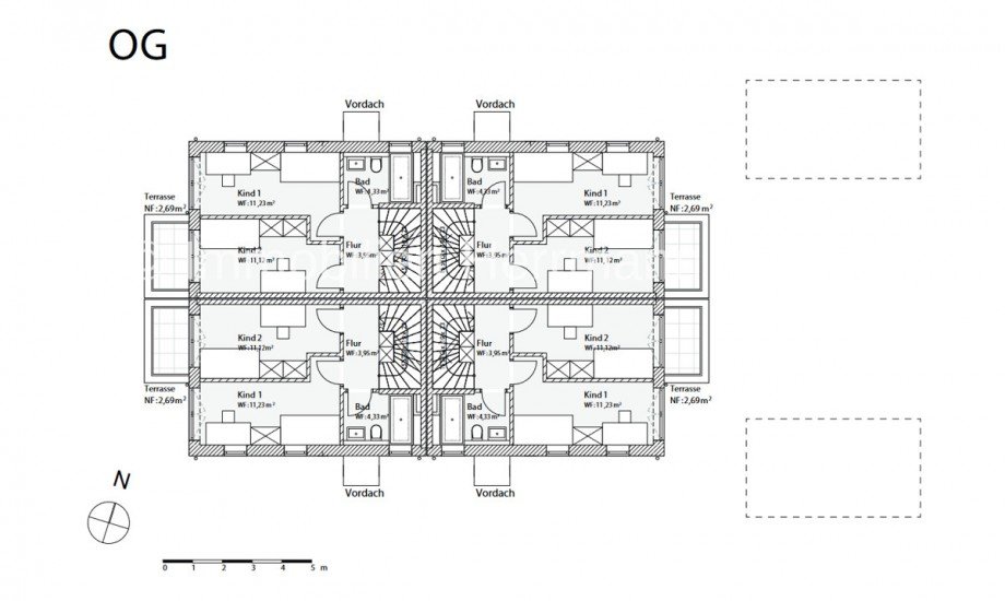 Planung - Obergeschoss Stadthaus M�nchen