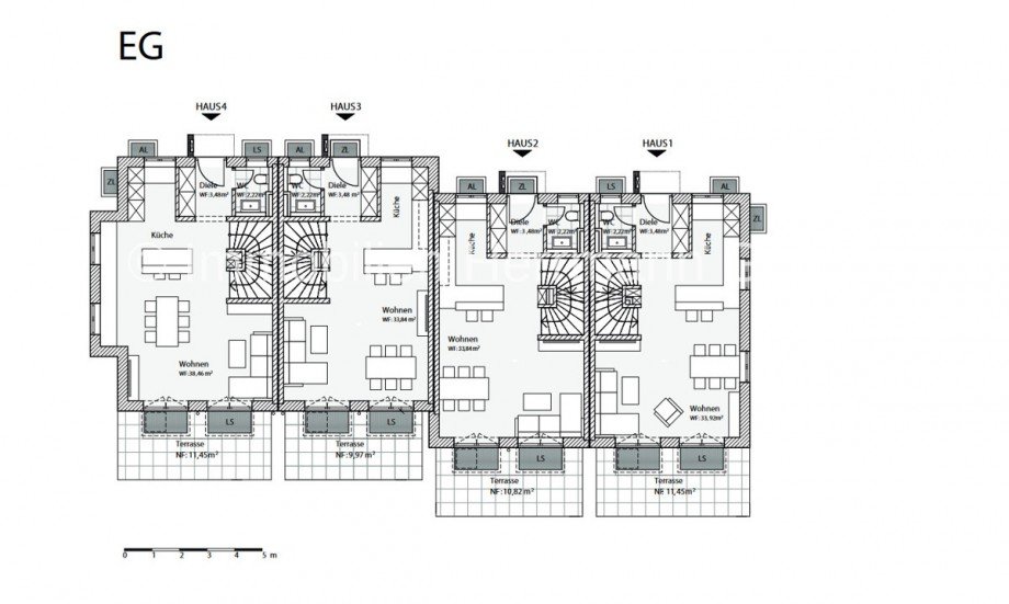 Planungen - Erdgeschoss Stadthaus M�nchen